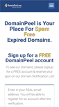 Mobile Screenshot of domainpeel.com